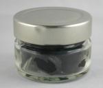 Schwarzer fermentierter Knoblauch, ganze Zehen, 50g im Glas